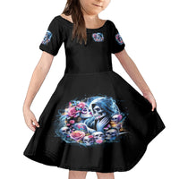 Couple Skull Kid Short Sleeve Dress From Our Firse Kiss - Wonder Print Shop