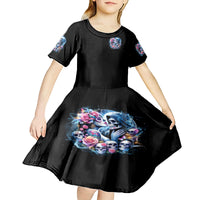 Couple Skull Kid Short Sleeve Dress From Our Firse Kiss - Wonder Print Shop