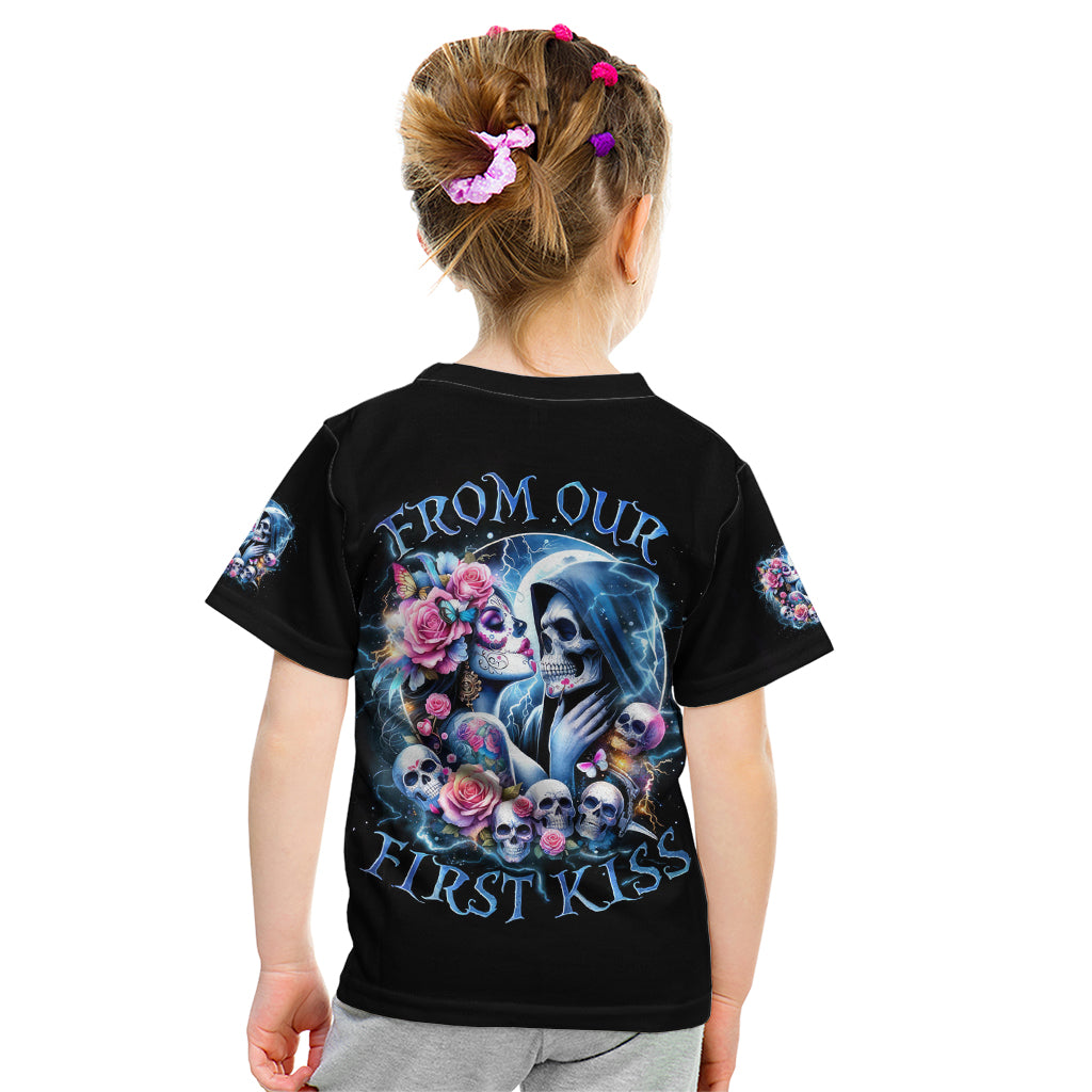 Couple Skull Kid T Shirt From Our Firse Kiss - Wonder Print Shop