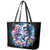Couple Skull Leather Tote Bag From Our Firse Kiss - Wonder Print Shop