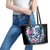 Couple Skull Leather Tote Bag From Our Firse Kiss - Wonder Print Shop