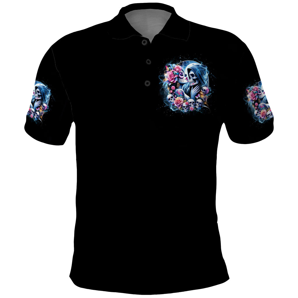 Couple Skull Polo Shirt From Our Firse Kiss - Wonder Print Shop