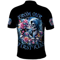 Couple Skull Polo Shirt From Our Firse Kiss - Wonder Print Shop