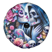 Couple Skull Spare Tire Cover From Our Firse Kiss - Wonder Print Shop