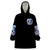 Couple Skull Wearable Blanket Hoodie From Our Firse Kiss - Wonder Print Shop
