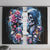 Couple Skull Window Curtain From Our Firse Kiss - Wonder Print Shop