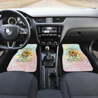 Sunflower Skull Car Mats She Is Sunshine Mixed With A Little Hurricane - Wonder Print Shop