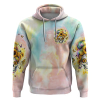 Sunflower Skull Hoodie She Is Sunshine Mixed With A Little Hurricane - Wonder Print Shop