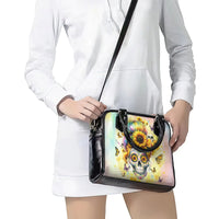 Sunflower Skull Shoulder Handbag She Is Sunshine Mixed With A Little Hurricane