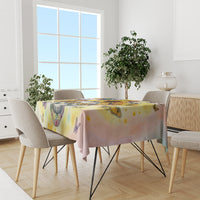 Sunflower Skull Tablecloth She Is Sunshine Mixed With A Little Hurricane - Wonder Print Shop