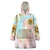 Sunflower Skull Wearable Blanket Hoodie She Is Sunshine Mixed With A Little Hurricane - Wonder Print Shop