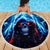 Thunder Skull Beach Blanket I'm Not Anti Social I'm Just Not User Friendly - Wonder Print Shop