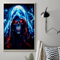 Thunder Skull Canvas Wall Art I'm Not Anti Social I'm Just Not User Friendly - Wonder Print Shop