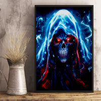 Thunder Skull Canvas Wall Art I'm Not Anti Social I'm Just Not User Friendly - Wonder Print Shop