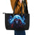 Thunder Skull Leather Tote Bag I'm Not Anti Social I'm Just Not User Friendly - Wonder Print Shop