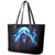 Thunder Skull Leather Tote Bag I'm Not Anti Social I'm Just Not User Friendly - Wonder Print Shop