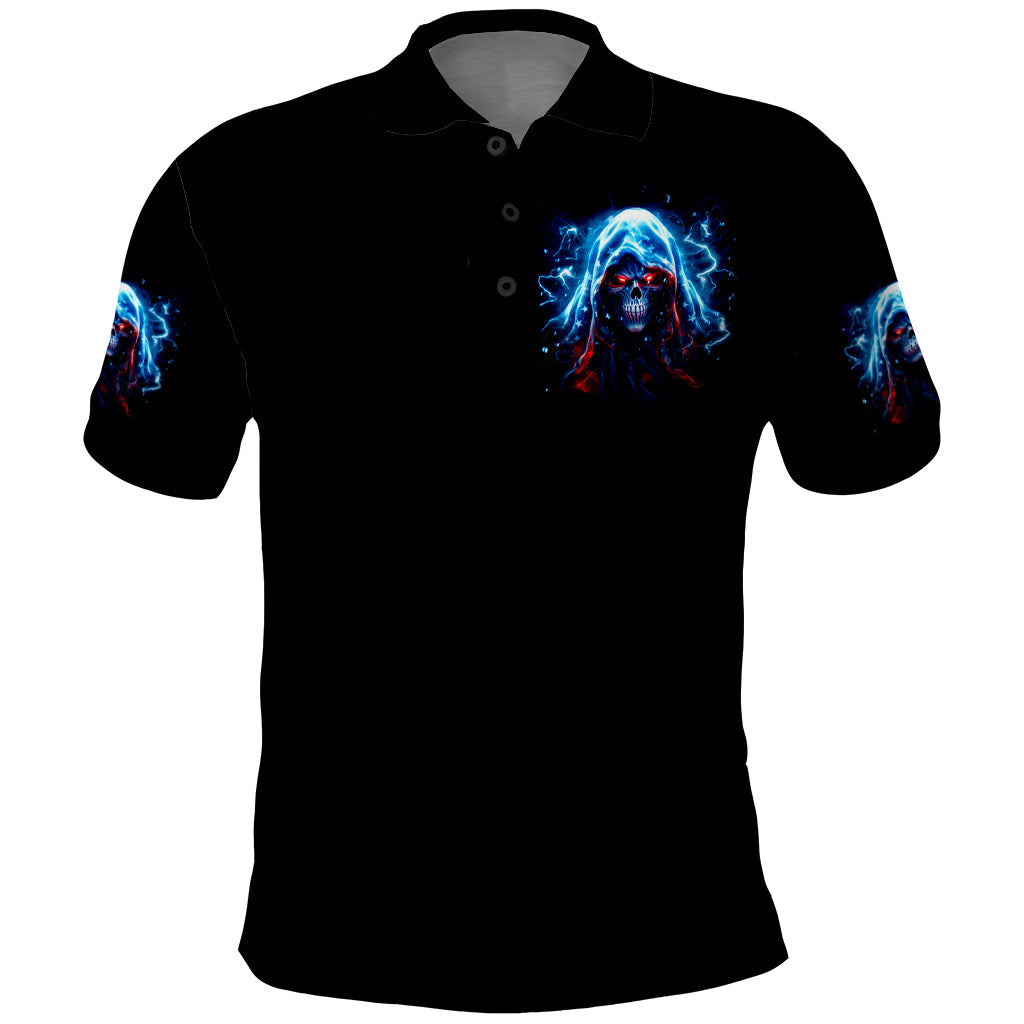 Thunder Skull Polo Shirt I'm Not Anti Social I'm Just Not User Friendly - Wonder Print Shop