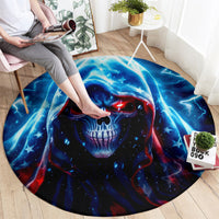 Thunder Skull Round Carpet I'm Not Anti Social I'm Just Not User Friendly