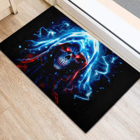 Thunder Skull Rubber Doormat I'm Not Anti Social I'm Just Not User Friendly - Wonder Print Shop
