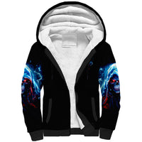 Thunder Skull Sherpa Hoodie I'm Not Anti Social I'm Just Not User Friendly - Wonder Print Shop