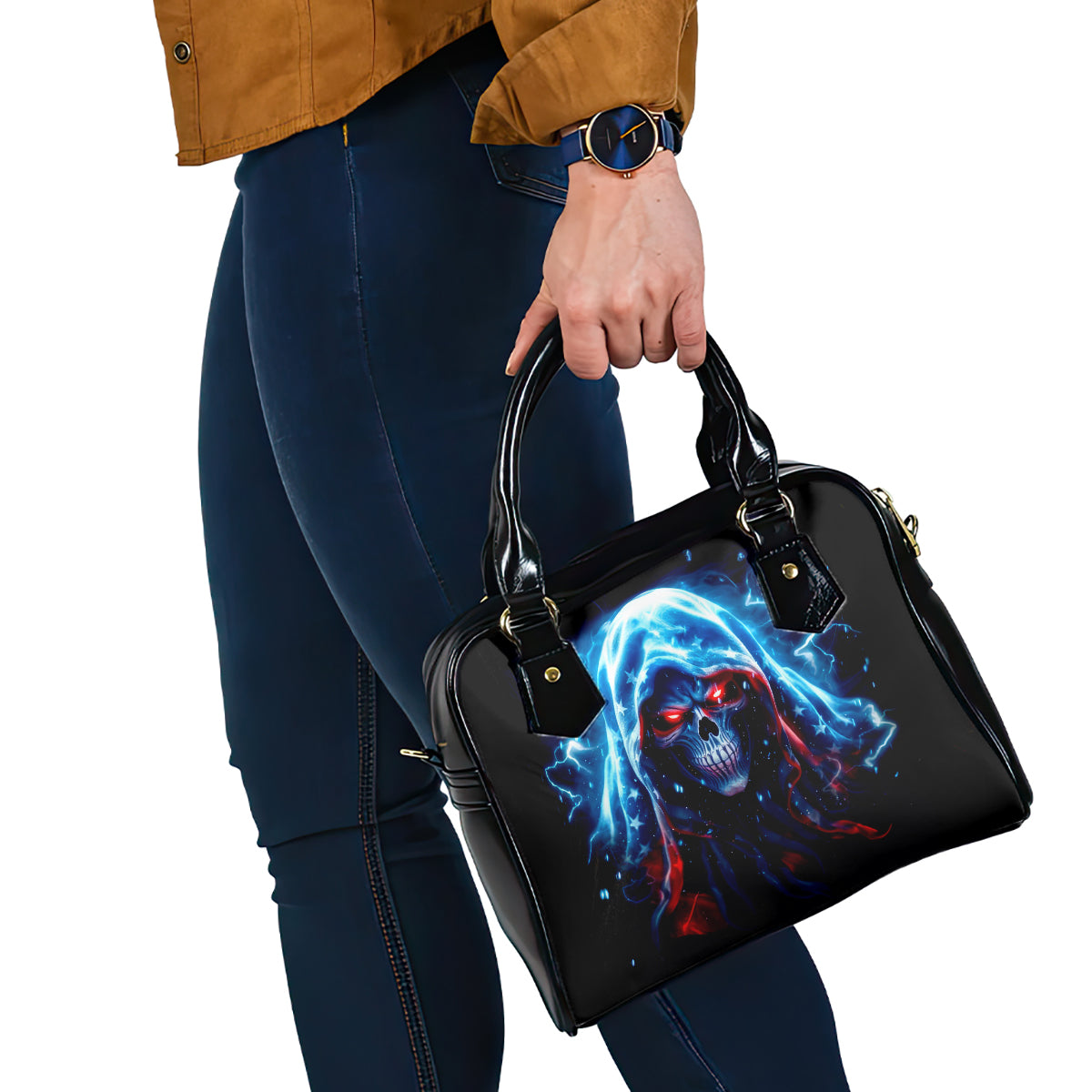Thunder Skull Shoulder Handbag I'm Not Anti Social I'm Just Not User Friendly