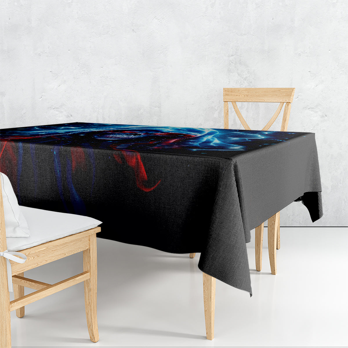 Thunder Skull Tablecloth I'm Not Anti Social I'm Just Not User Friendly - Wonder Print Shop