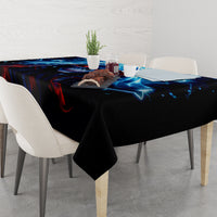 Thunder Skull Tablecloth I'm Not Anti Social I'm Just Not User Friendly - Wonder Print Shop