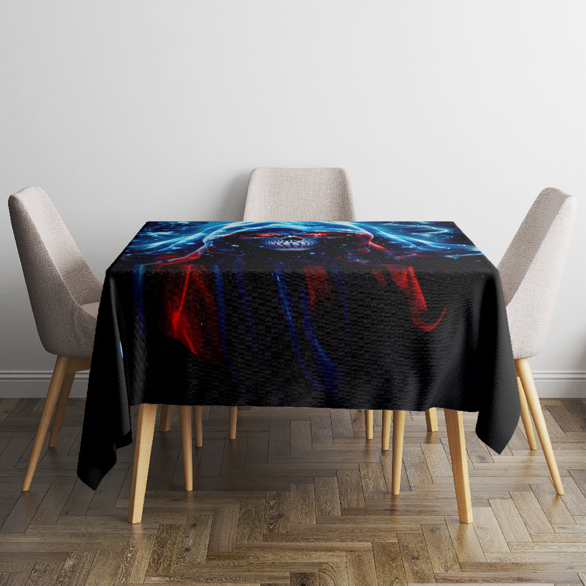 Thunder Skull Tablecloth I'm Not Anti Social I'm Just Not User Friendly - Wonder Print Shop