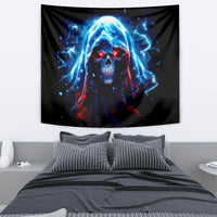Thunder Skull Tapestry I'm Not Anti Social I'm Just Not User Friendly - Wonder Print Shop