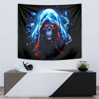 Thunder Skull Tapestry I'm Not Anti Social I'm Just Not User Friendly - Wonder Print Shop