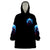 Thunder Skull Wearable Blanket Hoodie I'm Not Anti Social I'm Just Not User Friendly - Wonder Print Shop