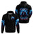 Thunder Skull Zip Hoodie I'm Not Anti Social I'm Just Not User Friendly - Wonder Print Shop