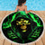 Flame Skull Beach Blanket Of Course I'm Going To Hell I'm Just Here To Pick You Up - Wonder Print Shop