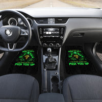 Flame Skull Car Mats Of Course I'm Going To Hell I'm Just Here To Pick You Up - Wonder Print Shop