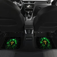 Flame Skull Car Mats Of Course I'm Going To Hell I'm Just Here To Pick You Up - Wonder Print Shop