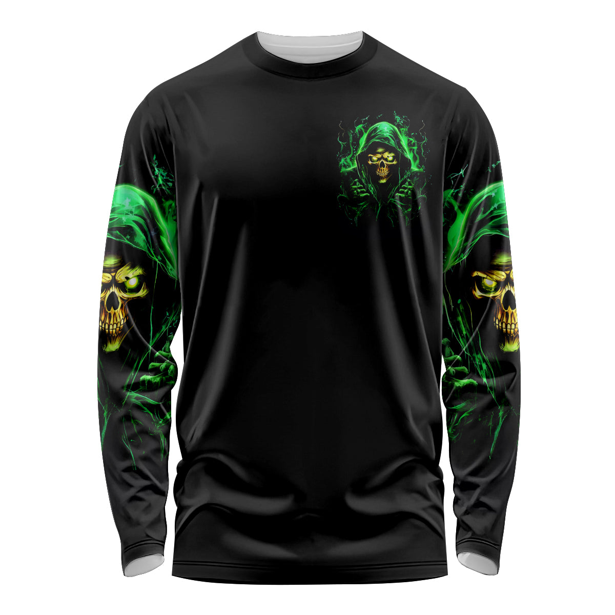 Flame Skull Long Sleeve Shirt Of Course I'm Going To Hell I'm Just Here To Pick You Up - Wonder Print Shop