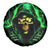 Flame Skull Spare Tire Cover Of Course I'm Going To Hell I'm Just Here To Pick You Up - Wonder Print Shop