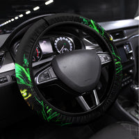 Flame Skull Steering Wheel Cover Of Course I'm Going To Hell I'm Just Here To Pick You Up - Wonder Print Shop