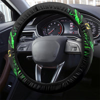 Flame Skull Steering Wheel Cover Of Course I'm Going To Hell I'm Just Here To Pick You Up - Wonder Print Shop