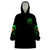 Flame Skull Wearable Blanket Hoodie Of Course I'm Going To Hell I'm Just Here To Pick You Up - Wonder Print Shop