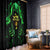 Flame Skull Window Curtain Of Course I'm Going To Hell I'm Just Here To Pick You Up - Wonder Print Shop