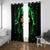 Flame Skull Window Curtain Of Course I'm Going To Hell I'm Just Here To Pick You Up - Wonder Print Shop