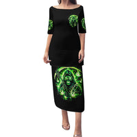 Flame Reaper Skull Family Matching Puletasi and Hawaiian Shirt Stop Asking Why I'm An Asshole I Don't Ask Why You So Stupid - Wonder Print Shop