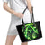 Flame Reaper Skull Leather Tote Bag Stop Asking Why I'm An Asshole I Don't Ask Why You So Stupid - Wonder Print Shop