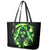 Flame Reaper Skull Leather Tote Bag Stop Asking Why I'm An Asshole I Don't Ask Why You So Stupid - Wonder Print Shop