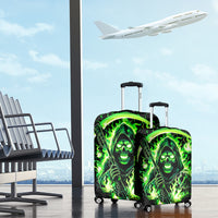 Flame Reaper Skull Luggage Cover Stop Asking Why I'm An Asshole I Don't Ask Why You So Stupid - Wonder Print Shop