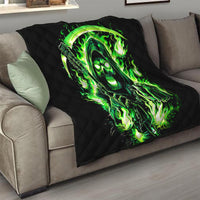 Flame Reaper Skull Quilt Stop Asking Why I'm An Asshole I Don't Ask Why You So Stupid - Wonder Print Shop