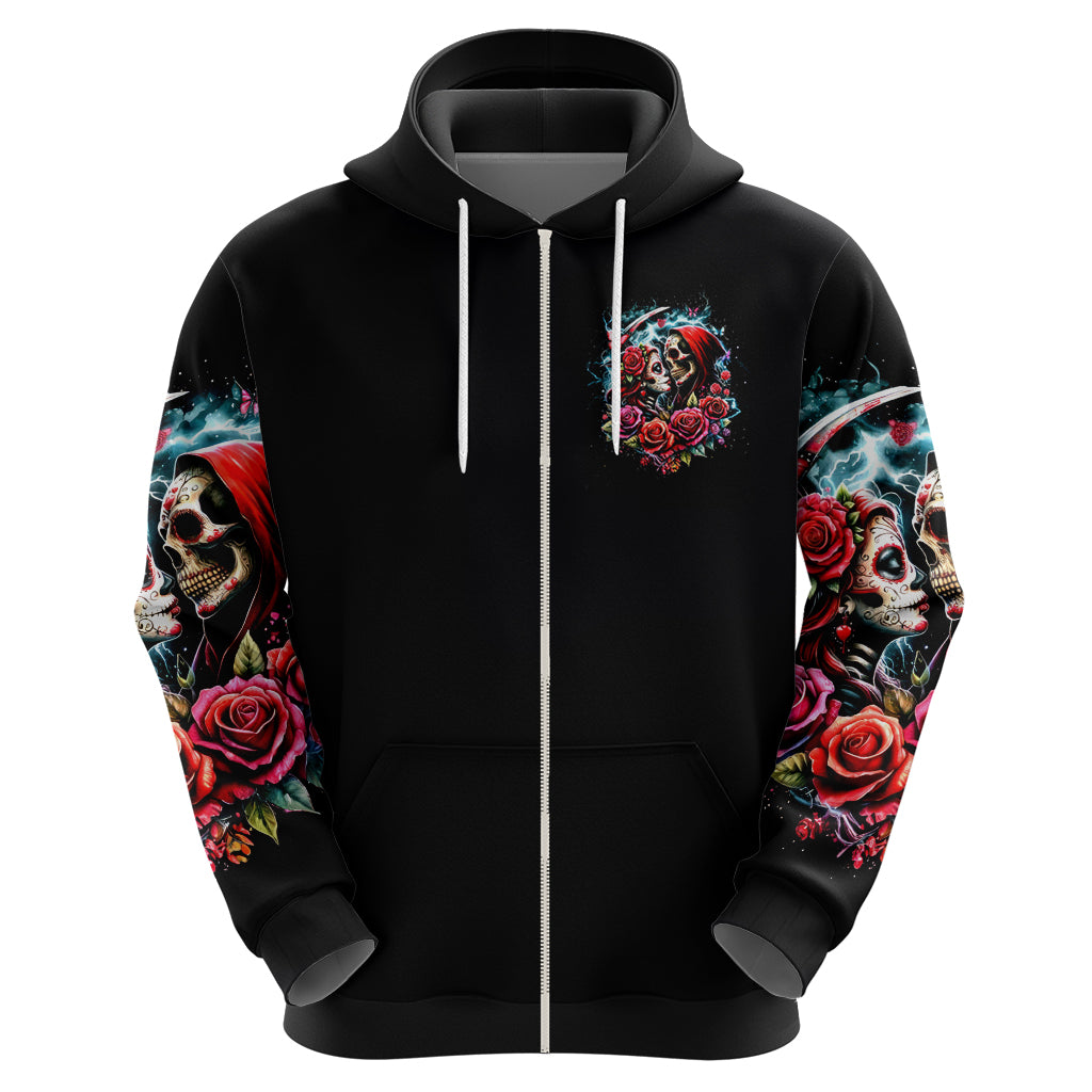 Couple Skull Hoodie From Our Firse Kiss - Wonder Print Shop