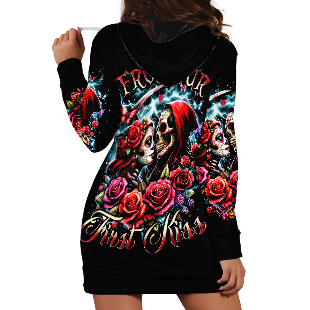 Couple Skull Hoodie Dress From Our Firse Kiss - Wonder Print Shop