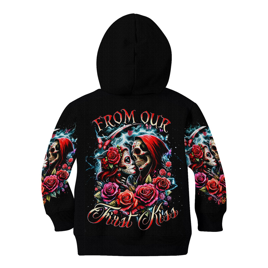 Couple Skull Kid Hoodie From Our Firse Kiss - Wonder Print Shop